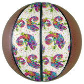 Ballon De Basket Style d'aquarelle des teintures Chameleon (Vertical)