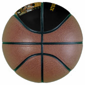 Ballon De Basket Team Photo Custom Text Champions de l'école (Droite)