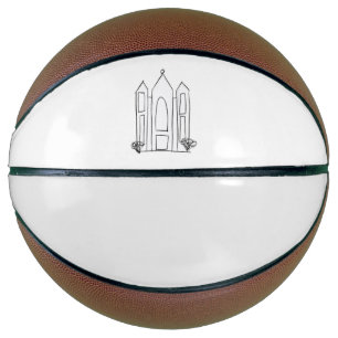 Ballon De Basket Temple mormon simple moderne LDS Salt Lake City