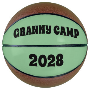 Ballon De Basket Texte du camp de Granny