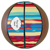 Ballon De Basket Texture d'aquarelles (Vertical)