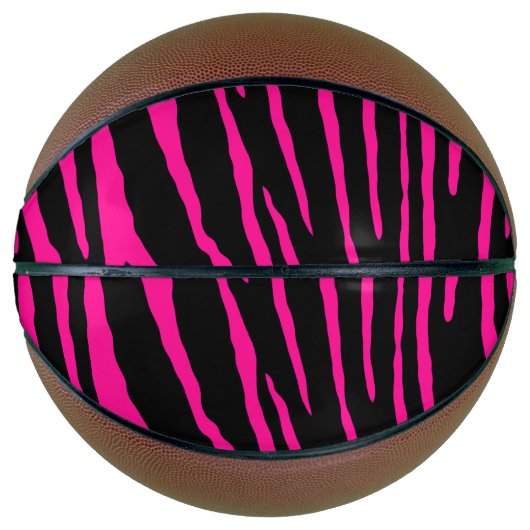 Ballon De Basket Tigre rose (Devant)