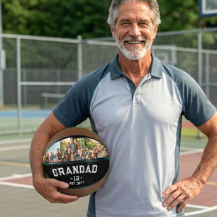 Ballon De Basket Total Grands 3 Photo Grand-père Surnom Année