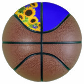 Ballon De Basket Tournesol Basket ukrainien Drapeau support couleur (Droite)