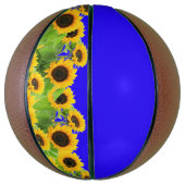 Ballon De Basket Tournesol Basket ukrainien Drapeau support couleur (Vertical)