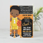 Ballon de basket | Toutes les étoiles | Invitation (Debout devant)