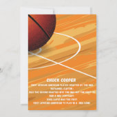 Ballon de basket | Toutes les étoiles | Invitation (Dos)