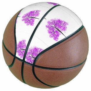 Ballon De Basket Tree Sports motif Personnaliser do-it-yourself pro