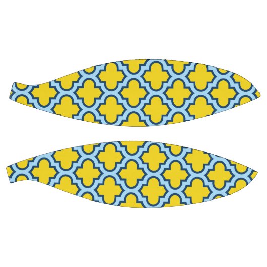 Ballon De Basket Trellis jaune et bleu bébé, treillis, Quatrefoil (Panneaux)