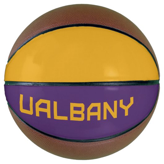 Ballon De Basket Université de Albany Wordmark (Devant)
