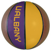 Ballon De Basket Université de Albany Wordmark (Vertical)