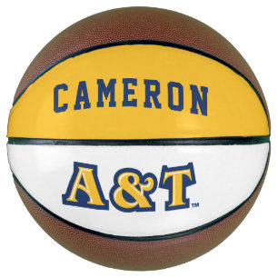 Ballon De Basket Université d'État A&T de Caroline du Nord Mot-sy