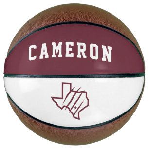 Ballon De Basket Université Texas A&M de San Antonio Logo d'état