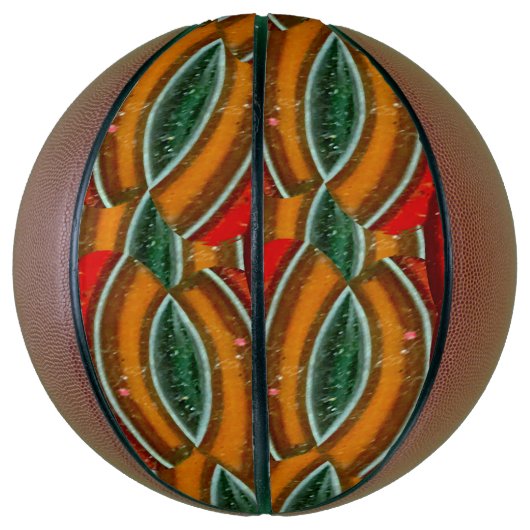 Ballon De Basket Verrous rouges Tawny (Vertical)