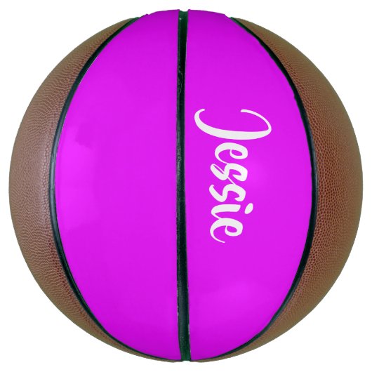 Ballon De Basket Violet uni (Vertical)