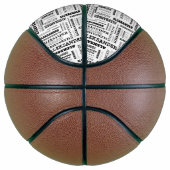 Ballon De Basket Votre (Long) nom est partout (Droite)