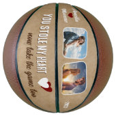 Ballon De Basket Vous m'avez volé mon coeur prendre le jeu 2 Photos (Vertical)