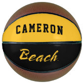 Ballon De Basket Wordmark Beach (Devant)