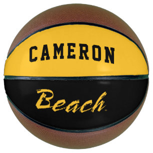 Ballon De Basket Wordmark Beach