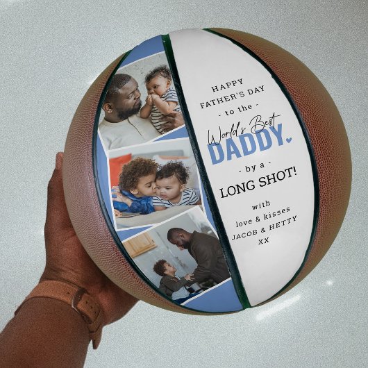 Ballon De Basket 'Worlds Best Daddy' par un long TIRAGE !