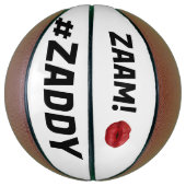 BALLON DE BASKET ZAAM #ZADDY LÈVES CHAUDES (Vertical)