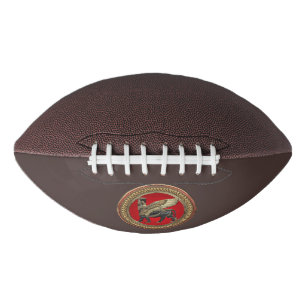 Ballon De Foot [400] Assyrian Winged Bull : Gold and Black Lamass