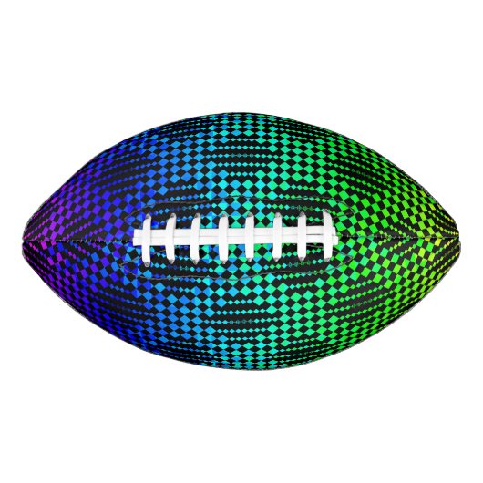 Ballon De Foot à damiers barrière en treillis (Devant)