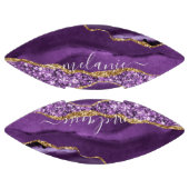 Ballon De Foot Agate Violet violet or Parties scintillant Géode N (Panneaux)