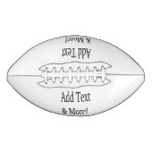 Ballon De Foot Ajouter du texte et plus ! Customisez votre propre (Devant)