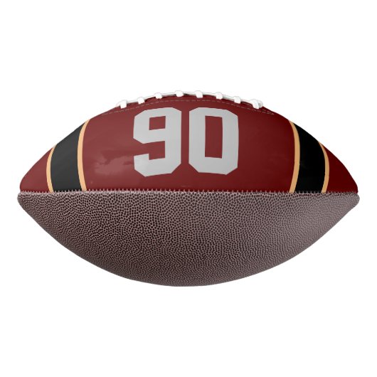 Ballon De Foot Ajouter un nom et un numéro (Tourné à 90°)