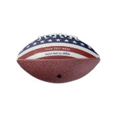 Ballon De Foot American USA Flag Patriotique Juillet 4 (Tourné à 270°)
