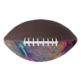 Ballon De Foot Aquarelle Fractale Papillon Whimsical Pai numériqu