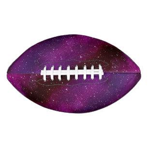 Ballon De Foot Aquarelle Galaxies rose violet