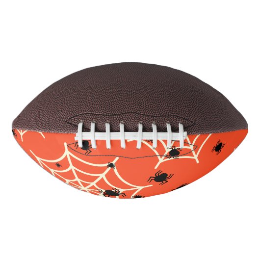 Ballon De Foot Araignées d'Halloween sur le Web (Devant)