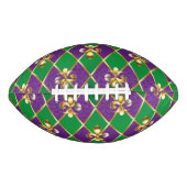 Ballon De Foot Arrière - plan de bijoux Mardi Gras (Devant)