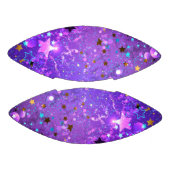Ballon De Foot Arrière - plan de feuille violet avec étoiles (Panneaux)