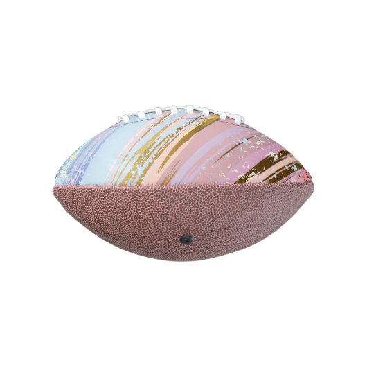 Ballon De Foot Arrière - plan rose texturé (Tourné à 270°)