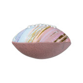 Ballon De Foot Arrière - plan rose texturé (Tourné à 90°)