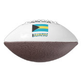 Ballon De Foot Bahamas et drapeau bahamien avec votre nom (Tourné à 270°)