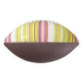 Ballon De Foot Belles rayures jaunes blanches (Tourné à 90°)