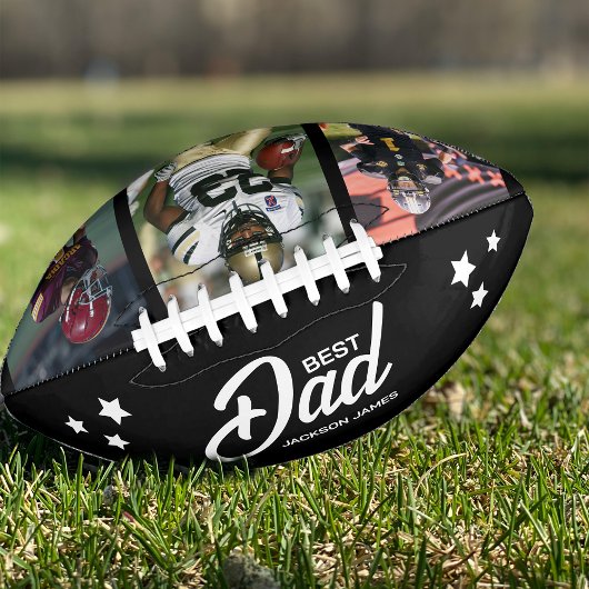 Ballon De Foot Best Dad Photo Collage Football
