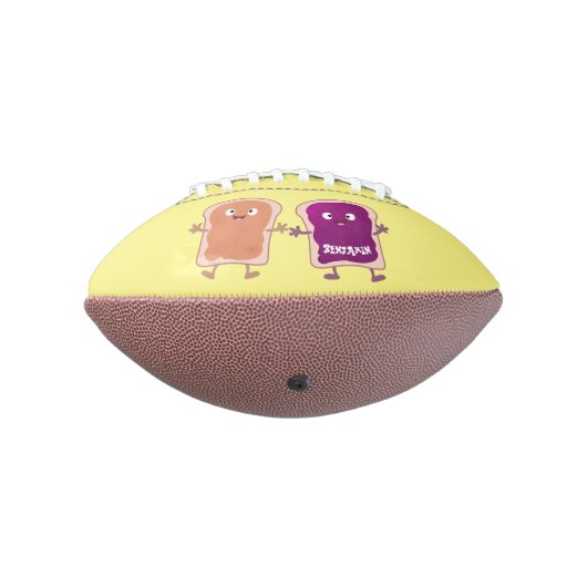 Ballon De Foot Beurre d'arachide mignonne et caricature sandwich (Tourné à 270°)