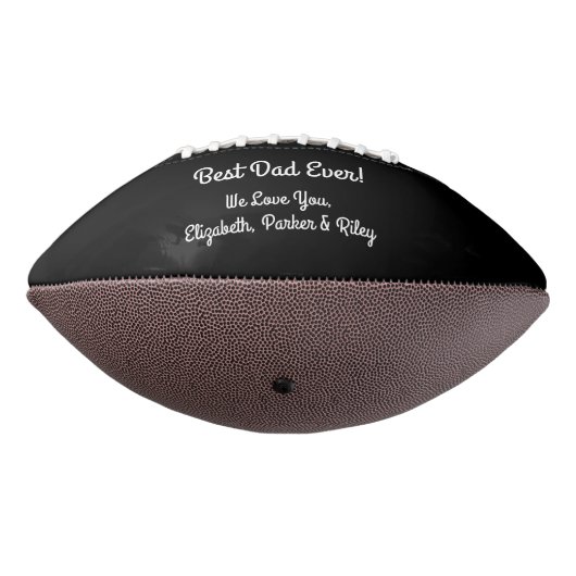 Ballon De Foot Black moderne Meilleur Papa Jamais Photo Collage F (Tourné à 270°)