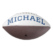 Ballon De Foot Bleu et blanc personnalisés (Tourné à 270°)