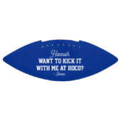 Ballon De Foot Blue Homecoming Proposition HOCO Prom Propositions (Panneau)