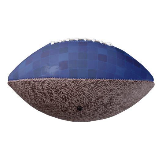 Ballon De Foot Blue mosaic pixel pattern (Tourné à 270°)