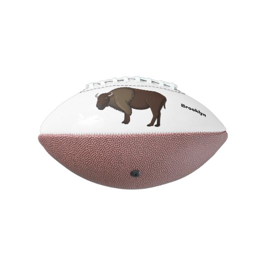 Ballon De Foot Bonne illustration de bison américain (Tourné à 270°)