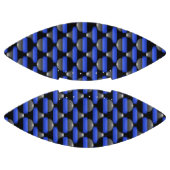 Ballon De Foot Boutons Ligne Bleue Mince (Panneaux)