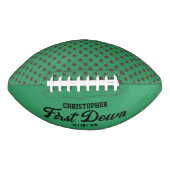 Ballon De Foot Boys Football Green Sports First Birthday Football (Devant)