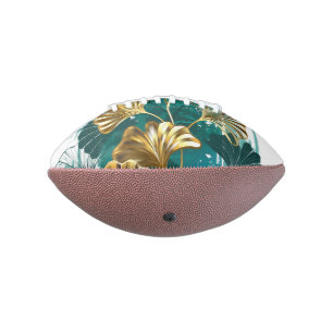 Ballon De Foot Branch with Golden Leaves Ginko Biloba